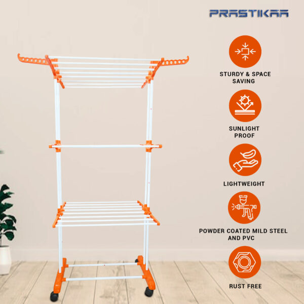 3-Layers Maximo Clothing Drying Stand